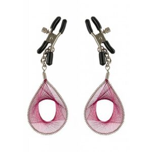 teardrop nipple clamps - roze