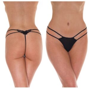 g-string - zwart