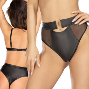 * AX Lederlook hoge taille String ,AX10576