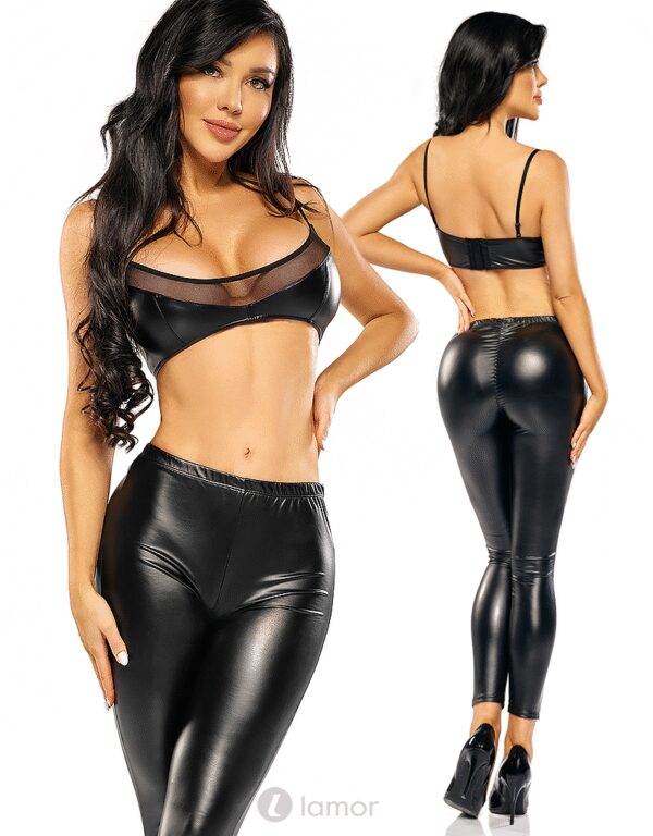 * BEAUTYNIGHT 2-delige wetlook set Carina