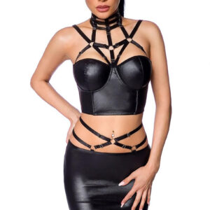 * SARESIA Kinky wetlook Gogo setje