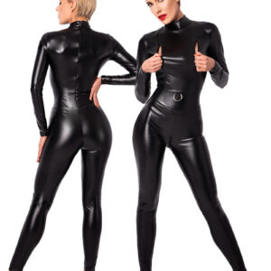 * NOIR handmade Wetlook catsuit, F319