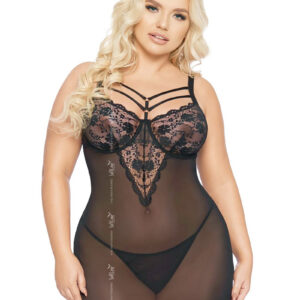 * SOFTLINE Zwarte babydoll Aldona