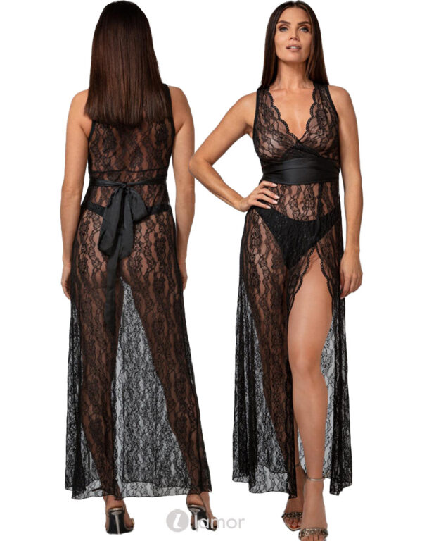 * Kim x Christine Zwarte Kanten jurk, Beautiful Nightmare