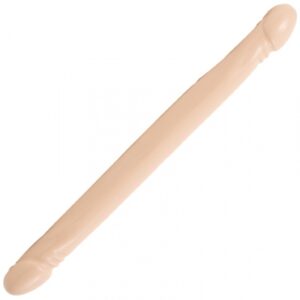 Smooth Double Header - Dildo met Dubbele Uiteinden