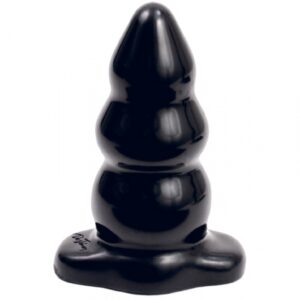 3 Laagse Geribbelde Butt Plug