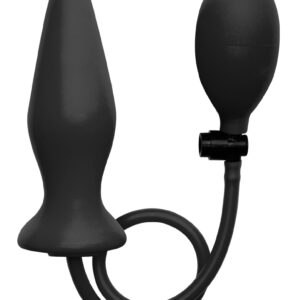 Inflatable Silicone Plug - Black
