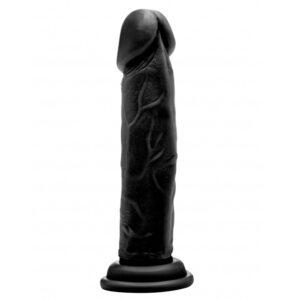 Realistic Cock - 8" - Black