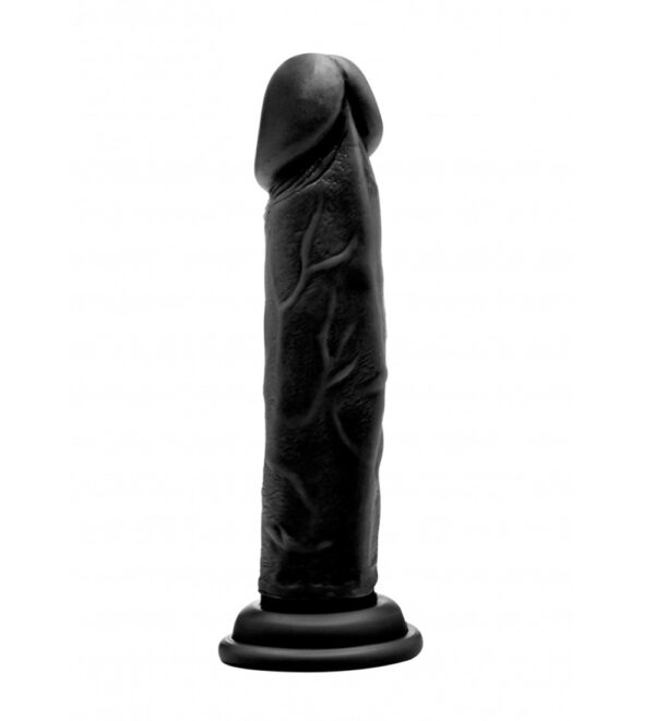 Realistic Cock - 8" - Black