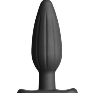 "Rocker" Silicone Noir Butt Plug - Medium