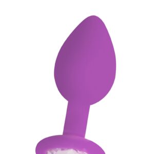 Regular Diamond Butt Plug - Purple