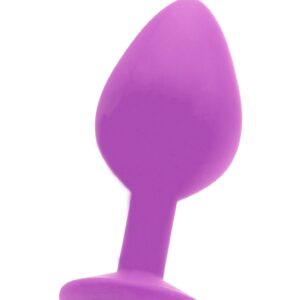 Large Diamond Butt Plug - Purple