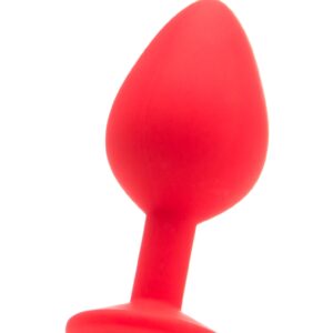 Large Diamond Butt Plug - Red