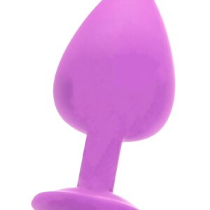 Extra Large Diamond Butt Plug - Purple