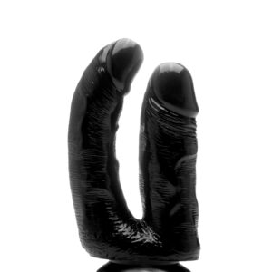 Realistic Double Cock - 6,5 Inch - Black