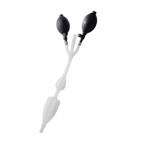 Silicone Anal Catheter With Bulbs