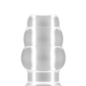 No.49 - Small Hollow Tunnel Butt Plug - 3 Inch - Translucent