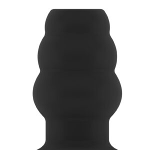 No.50 - Medium Hollow Tunnel Butt Plug - 4 Inch - Black