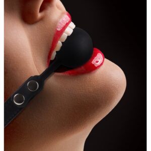 Silicone Ball Gag - Black