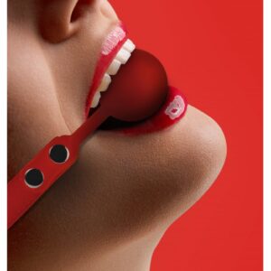 Silicone Ball Gag - Red