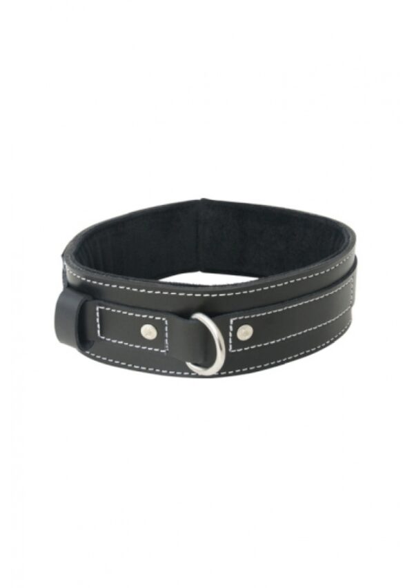 Lined Leather Collar