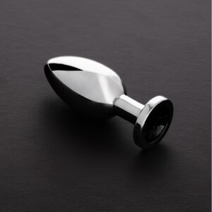 Jeweled Butt Plug BLACK - Medium