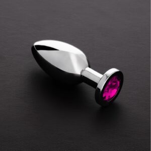 Jeweled Butt Plug PINK - Medium