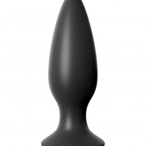 Large Rechargeable Anal Plug - Black