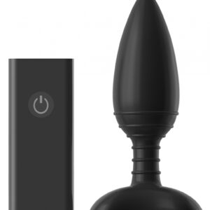 ACE SMALL Remote Control Vibrating Butt Plug - Black