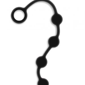 EXCITE Silicone Anal Beads - Black