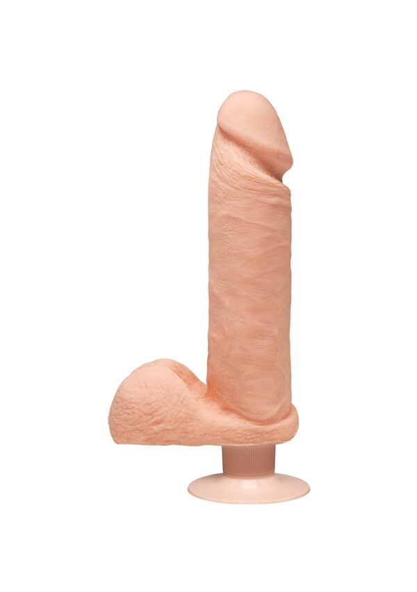Perfect D - Vibrerende Realistische ULTRASKYN Dildo met Ballen