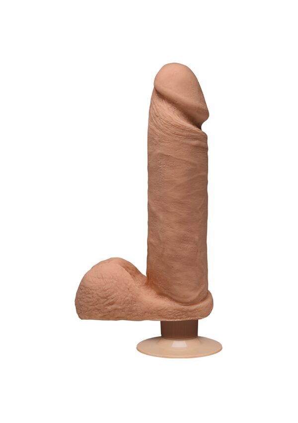 Perfect D - Vibrerende Realistische ULTRASKYN Dildo met Ballen