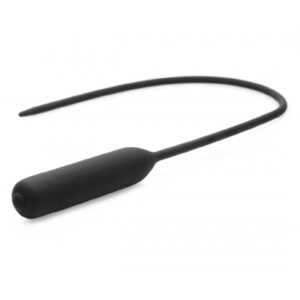 Cadence Extreme 12.5" Vibrating Silicone Urethral Sound - Black