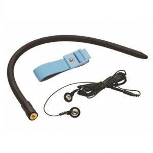 Amplifier Cock & Ball Strap with Penis Stim - Black