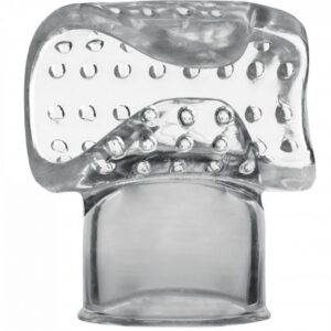Vibra-Stroke Masturbator Wand Attachment - Transparent
