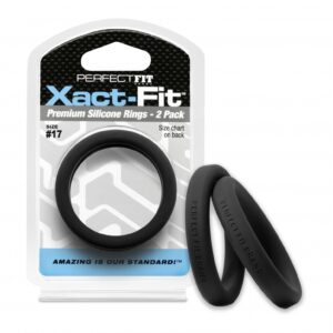 #17 Xact-Fit Cockring 2-Pack - Black