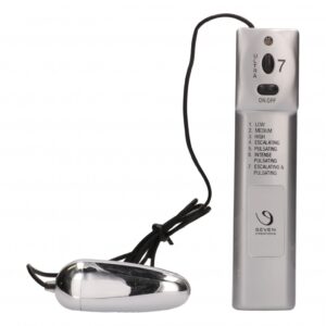 Ultra 7 Vibrating Vector Egg - Silver