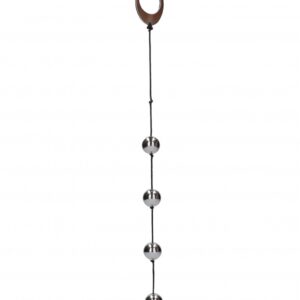 Heavy Metal Anal Beads - Silver