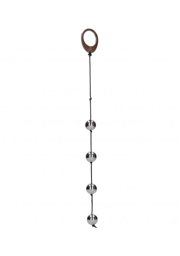 Heavy Metal Anal Beads - Silver