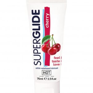 HOT Superglide edible lubricant waterbased - cherry - 75 ml