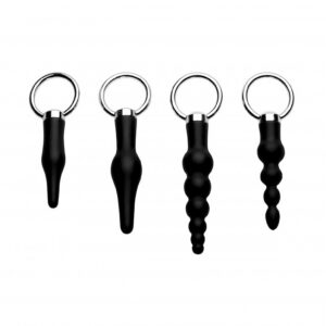 4 Piece Anal Rimmer Ringed Silicone Kit