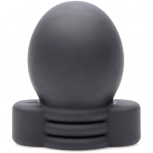 Lightning Hood E-stim Penis Head Teaser - Black