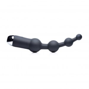 10x Silicone Anal Balls - Black