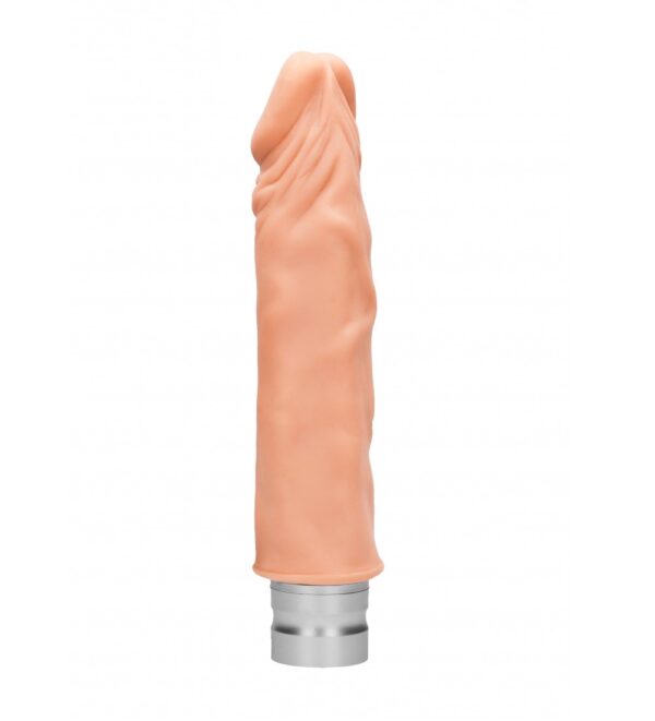 Realrock 8-20 cm Vibrating Dildo - Flesh