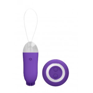 Jayden - Dual Rechargeable Vibrating Remote Toy - Purple