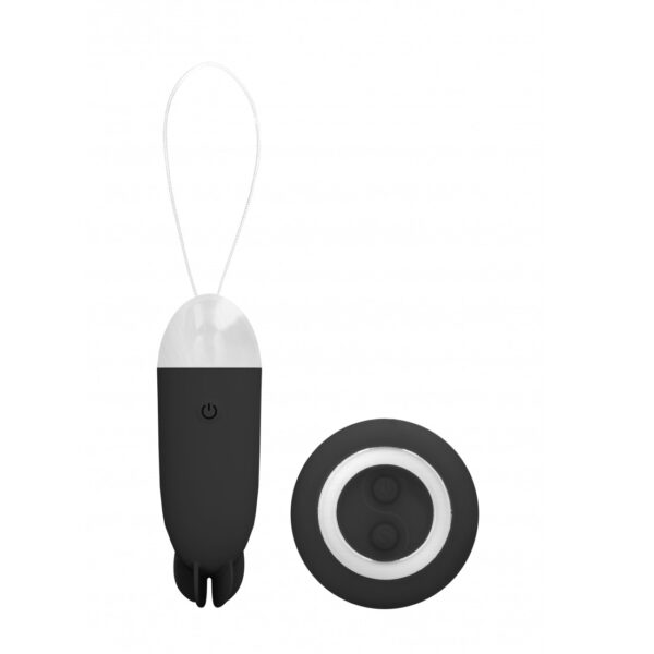Noah - Dual Rechargeable Vibrating Remote Toy - Black