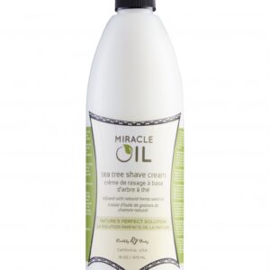 Miracle Oil Tea Tree Shave Cream - 16oz / 473ml