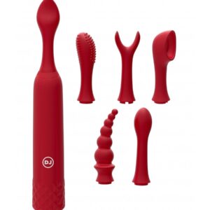 iQuiver - Kleine Vibrator met 6 Verwisselbare Opzetstukken