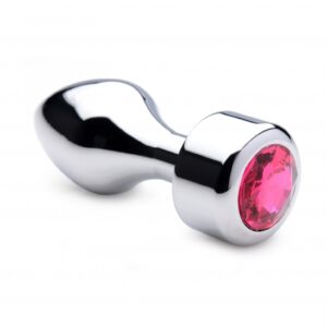 Weighted Base Aluminum Plug Pink Gem - Large