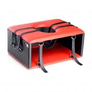 Queening Stoel - Zwart en Rood